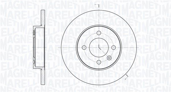 MAGNETI MARELLI Bremžu diski 361302040225